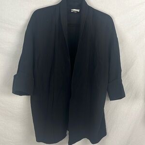 Wilfred slubbed small open cardigan jacket